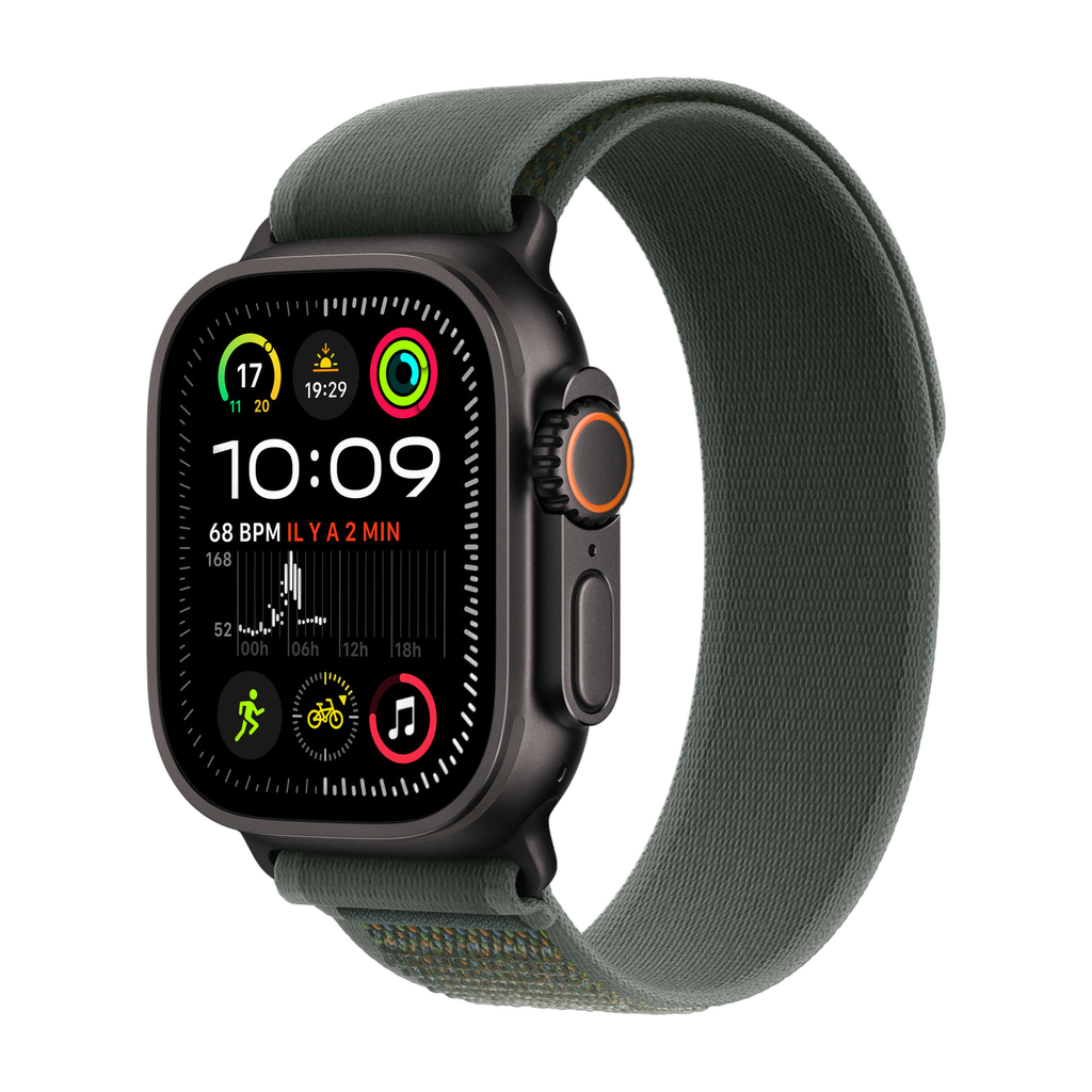 [195949584503] Apple Watch - Ultra 2 - Bracelet Nylon (Vert, L)