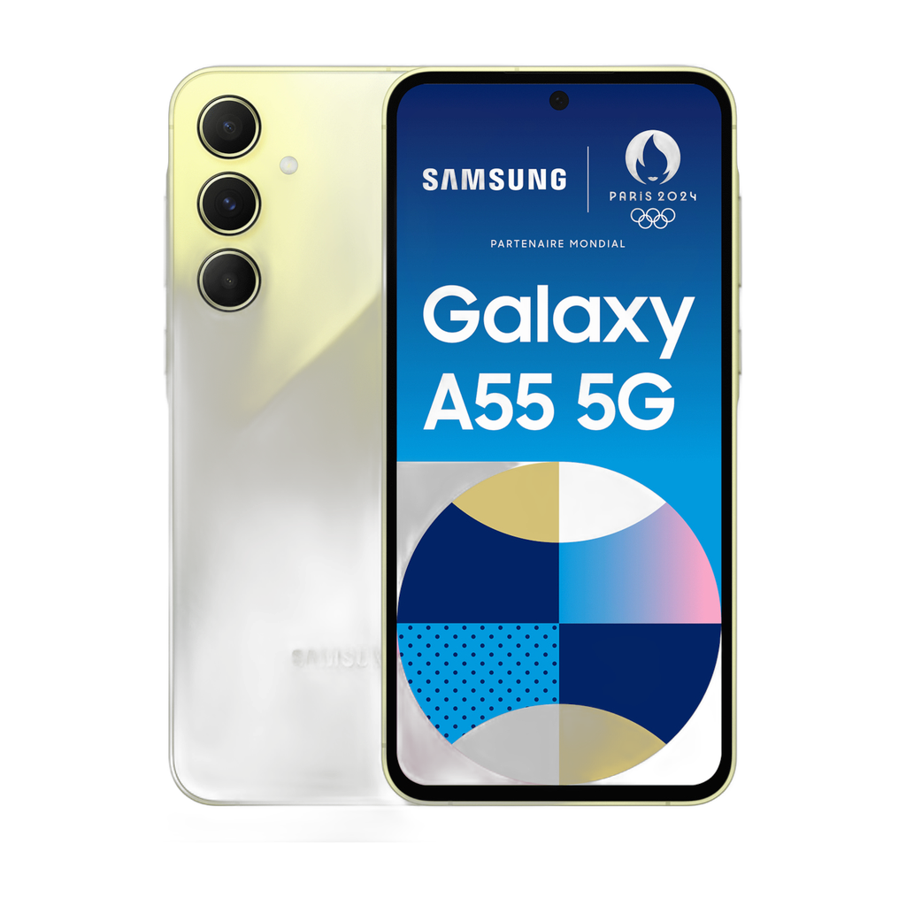 [8806095467559] Samsung Galaxy A55 (Jaune, 128 Go)